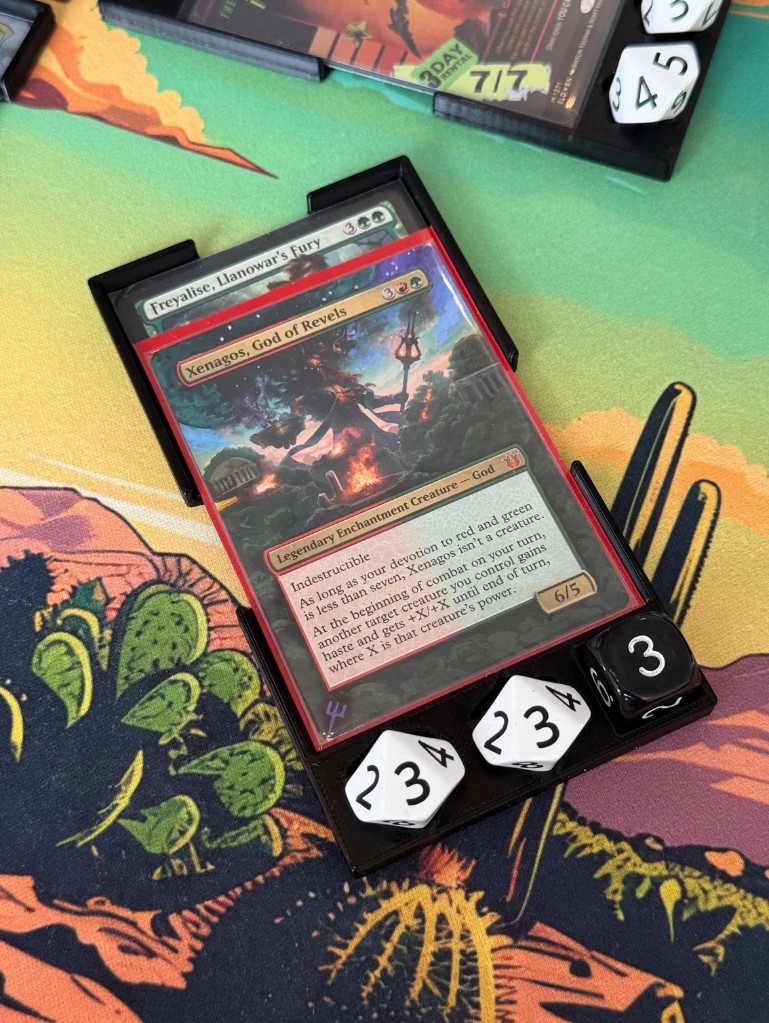 3D printed MTG partner command zone organizer for Dewalt Stanley