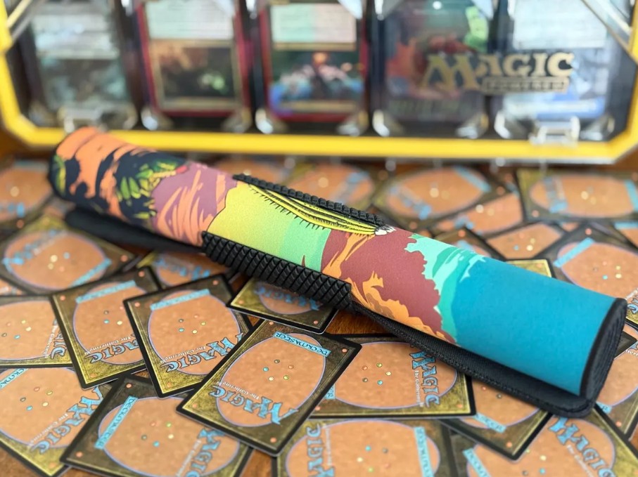 3D printed TCG playmat clips for Dewalt Stanley organizers